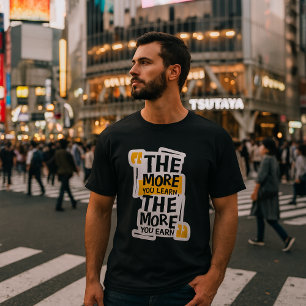 Camiseta de Citação Motivacional 