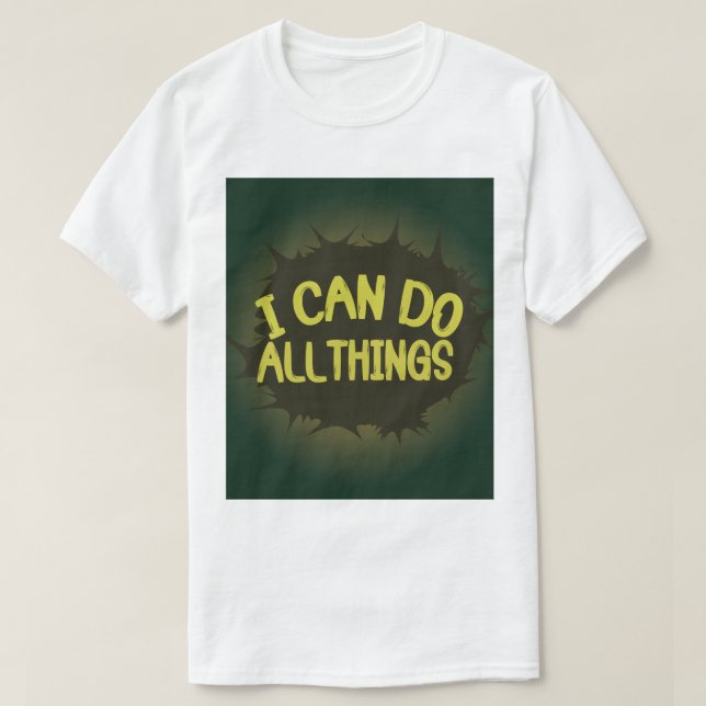 Camiseta de Citação Motivacional (Frente do Design)
