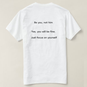 Camiseta de Citação Motivacional - Design Único Mu
