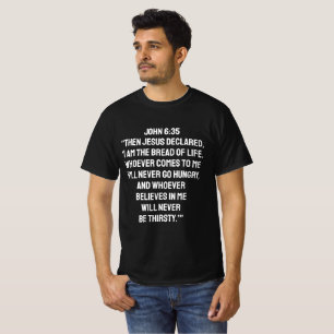 Camiseta de CITAÇÕES DE VERÍCULOS DA BÍBLIA RELIGI