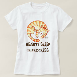 Camiseta De "citações engraçadas em andamento do gato do