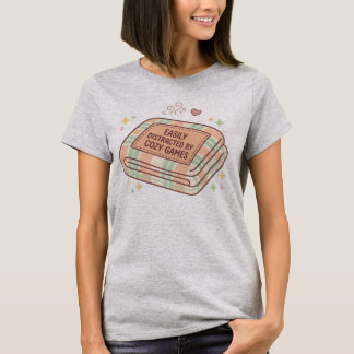 Camiseta de Cobertor de Jogos Aconchegantes que Di