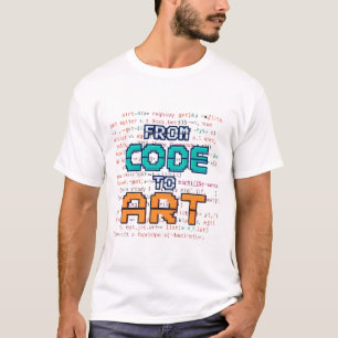 Camiseta De Código à Arte Desenvolvedor de Software Criativ