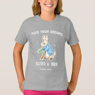 Camiseta de Coelho Fofo Amante de Cenoura   Alimen