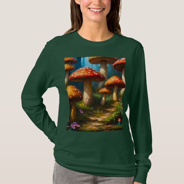 Camiseta de Cogumelo Fantasia (Frente)