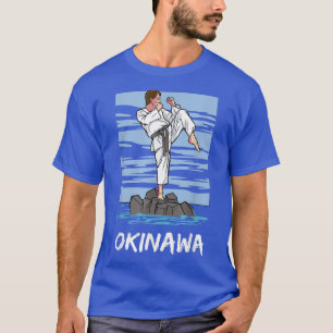 Camiseta de Combate ao Karato de Okinawa no Japão