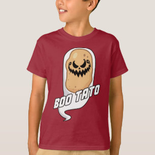 Camiseta de Comida de Batata Boo-Tato Spooky