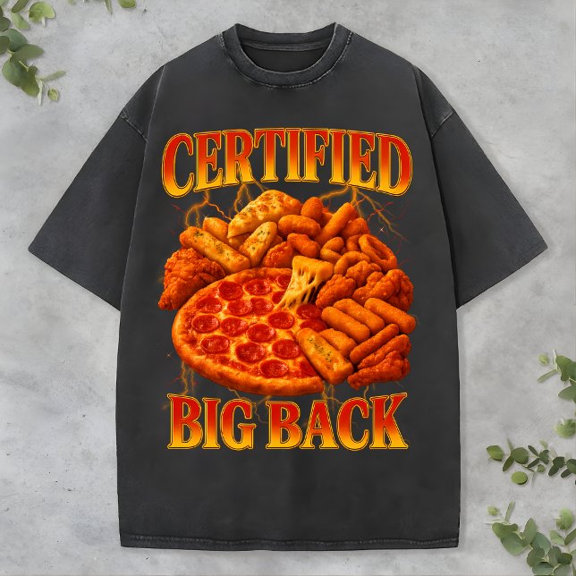 Camiseta de Comida de Pizza Divertida Estilo Rap B (Criador carregado)
