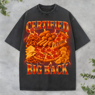 Camiseta de Comida de Pizza Divertida Estilo Rap B