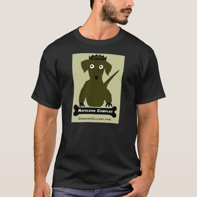 Camiseta De "complexo Napoleon" projetado por Zermeno (Frente)