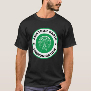 Camiseta de Comunicação de Rádio Amador verde