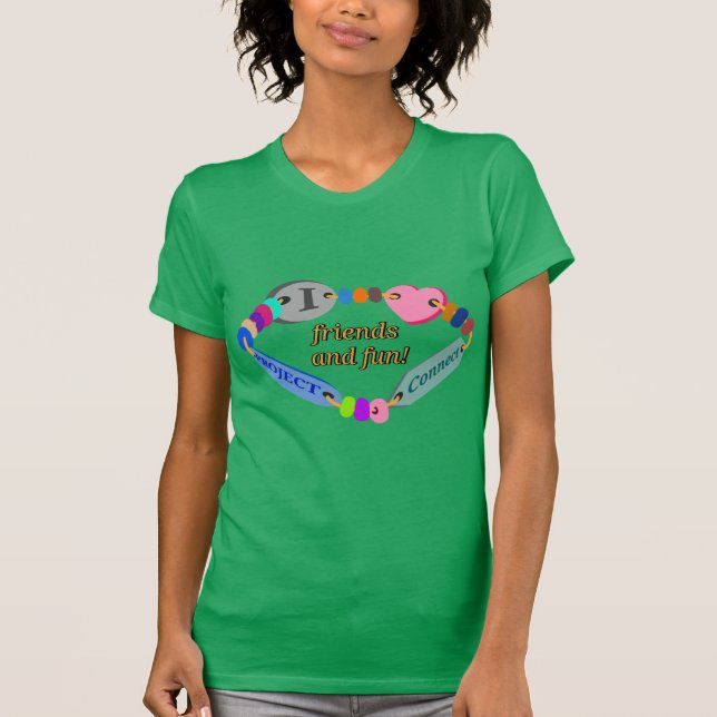 Camiseta de Conexão de Projeto Feminino (Frente)