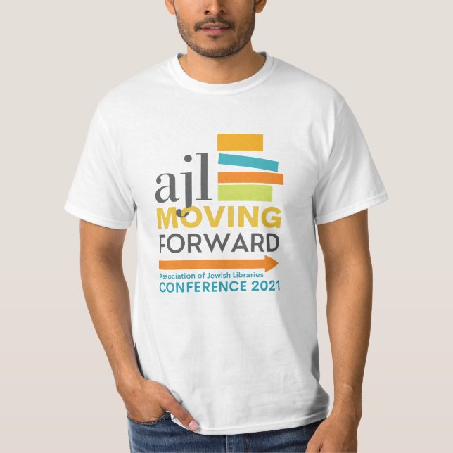 Camiseta de Conferências AJL 2021. (Frente)