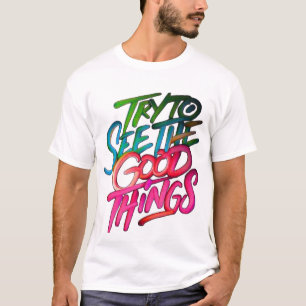 Camiseta de conforto diário masculino