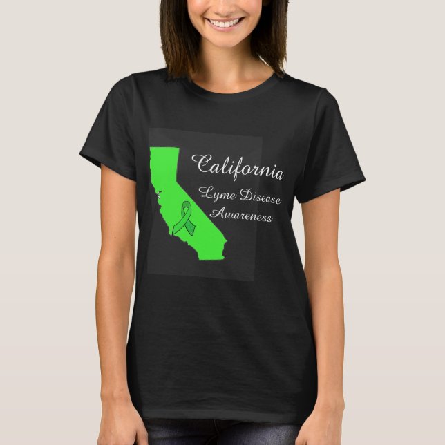 Camiseta de Conscientização da Doença de Lyme da C (Frente)