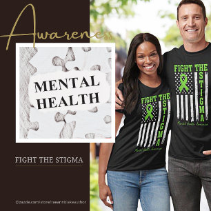 Camiseta de Conscientização da Saúde Mental