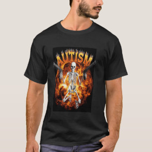 Camiseta de Conscientização do Autismo Autista Mem