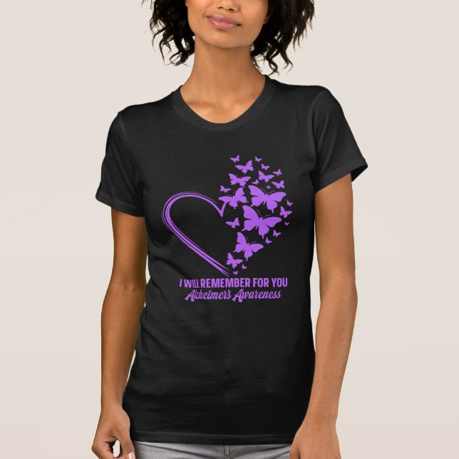 Camiseta de conscientização sobre Alzheimer 'Eu vo (Frente)