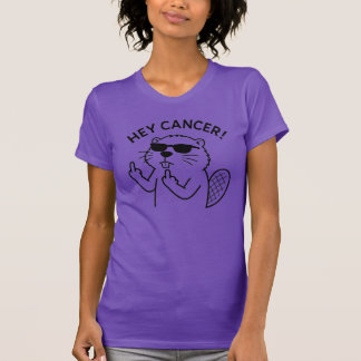 Camiseta de Conscientização sobre Câncer de Castor
