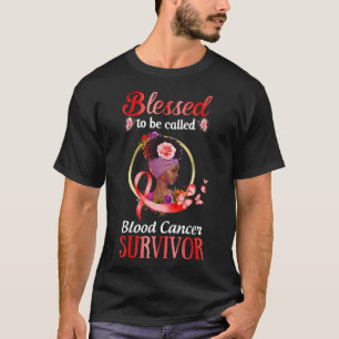 Camiseta de conscientização sobre câncer de sangue
