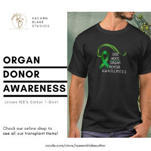 Camiseta de Conscientização sobre Doação de Órgãos