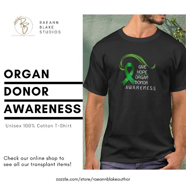 Camiseta de Conscientização sobre Doação de Órgãos (Criador carregado)