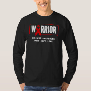 Camiseta de Conscientização sobre HIVAIDS - Fita V