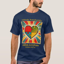 Camiseta de Conscientização sobre Neurodiversidade