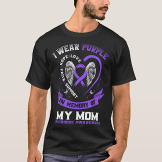 Camiseta de Conscientização sobre Overdose em Memó