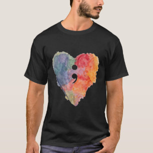 Camiseta de conscientização sobre saúde mental do