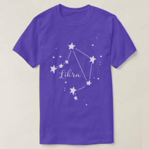 Camiseta de constelação de Libra Zodiac