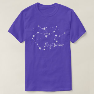 Camiseta de constelação Zodiac Sagittarius