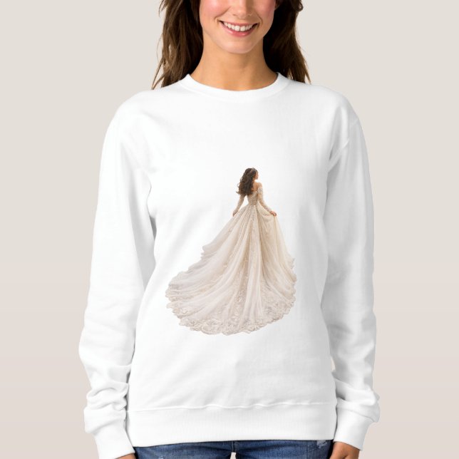 Camiseta de Conto de Fadas da Princesa Azul Fofa (Frente)