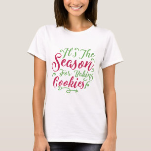 Camiseta de Cookies para Férias de Natal