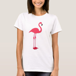 Camiseta de cor rosa-azul-feminino
