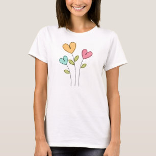 Camiseta de coração