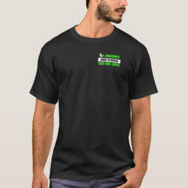 Camiseta de Cores Escuras para Remoção de Entulho