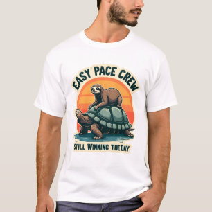Camiseta de corredor de animais vintage da equipe