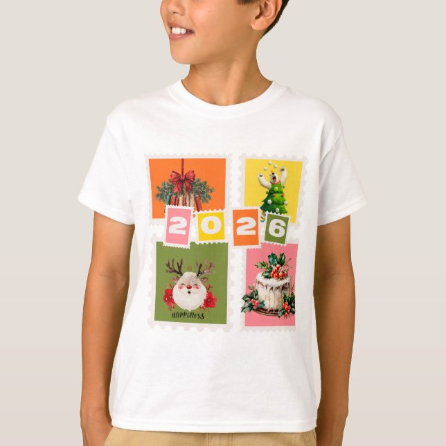 Camiseta de Correio de Natal de 2026 | Christm (Frente)