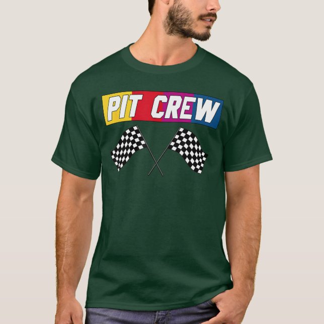 Camiseta de corrida da EQUIPE DE PIT Hosting Parti (Frente)