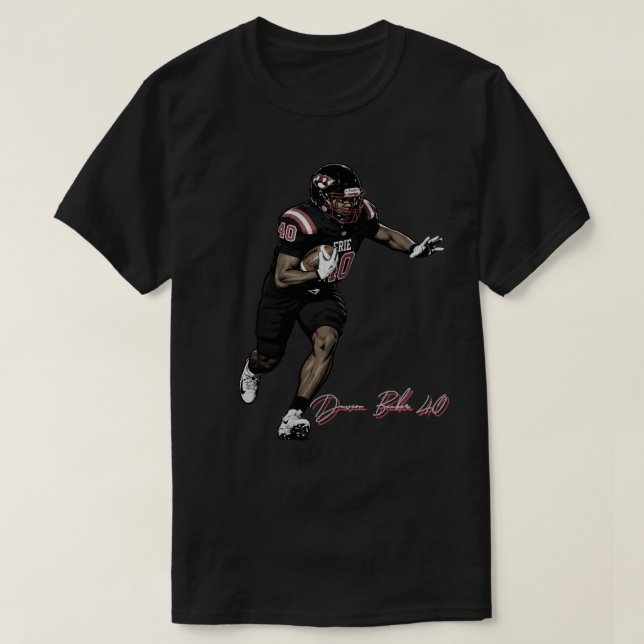 Camiseta de corrida Davion Becker (Frente do Design)