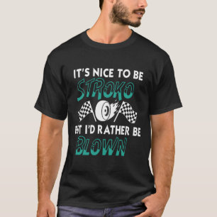 Camiseta de Corrida de Arrasta É Divertido Ser Aca