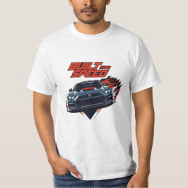 Camiseta de corrida de carros esportivos masculina