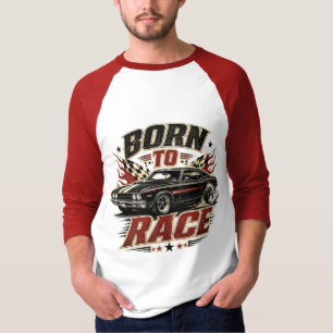 Camiseta de Corrida de Carros Musculosos Vintage '