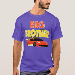 Camiseta de corrida do grande irmão para meninos