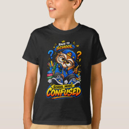 Camiseta de Coruja Engraçada e Confusa do Modo Esc