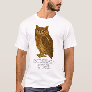 Camiseta de Coruja Pequena: Cute Natureza Ave de R