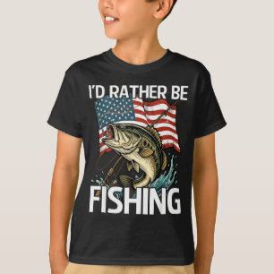 Camiseta De costas eu estaria pescando humor engraçado de p