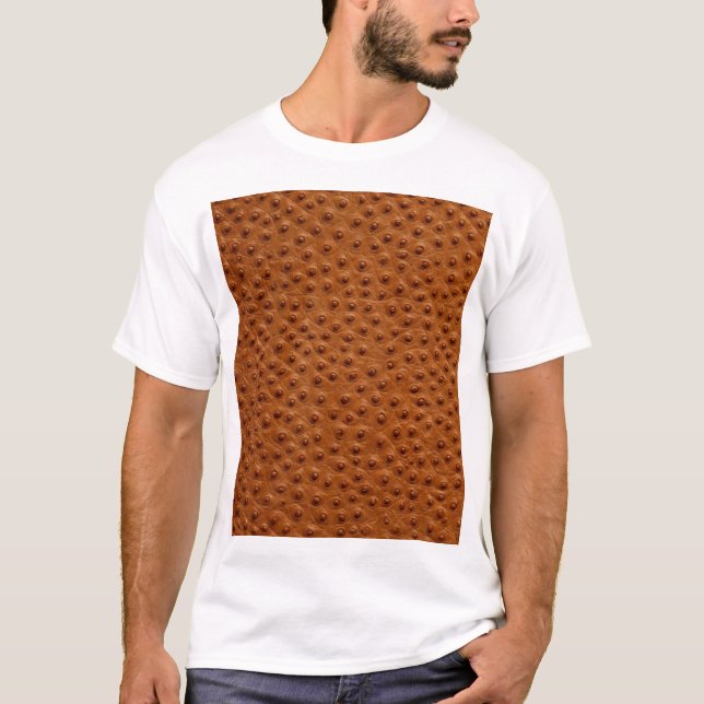 Camiseta de Couro de Avestruz (Frente)