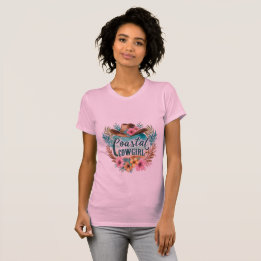 Camiseta de Cowgirl Costeira